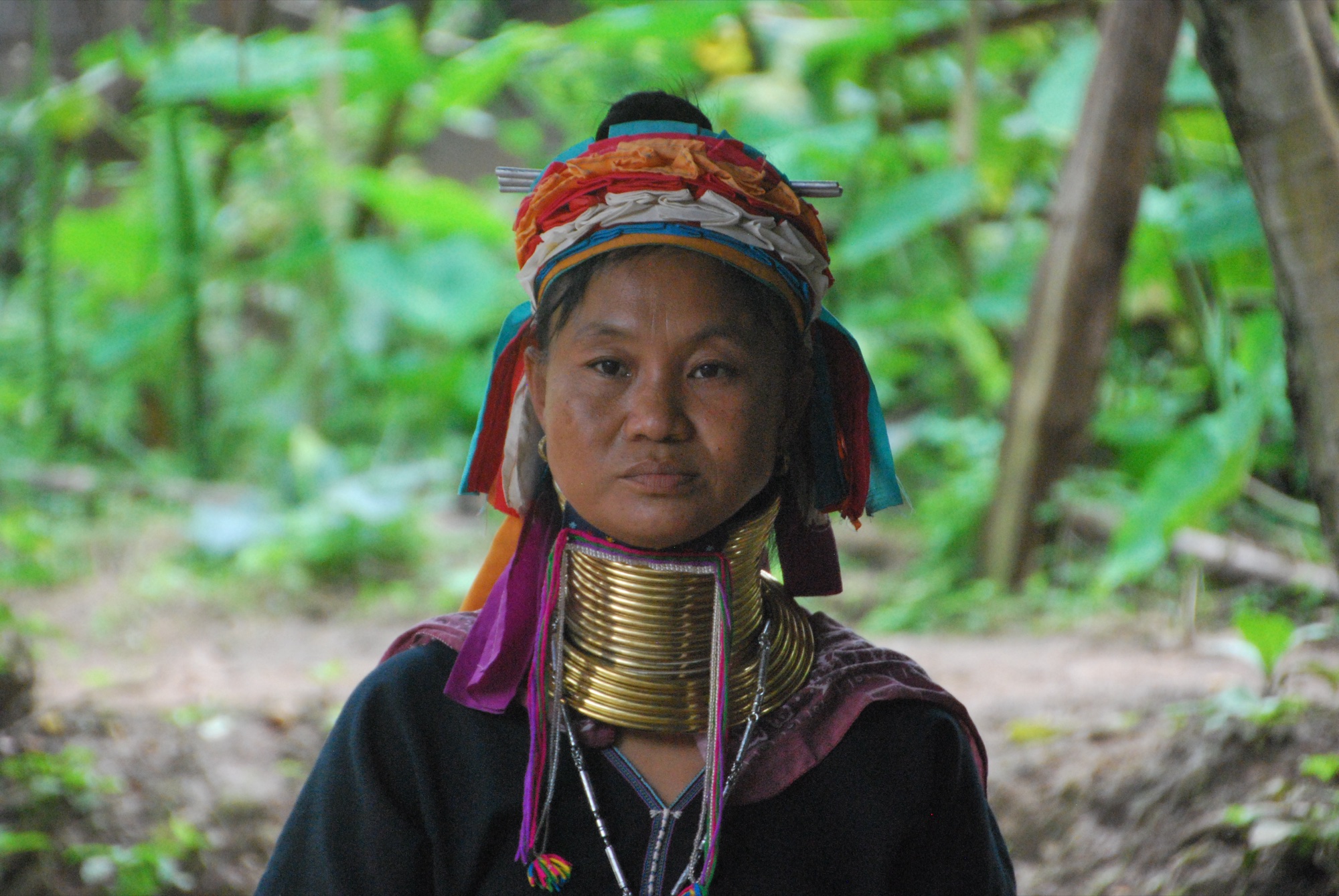 Mekong River boats Golden Triangle Thailand Laos border