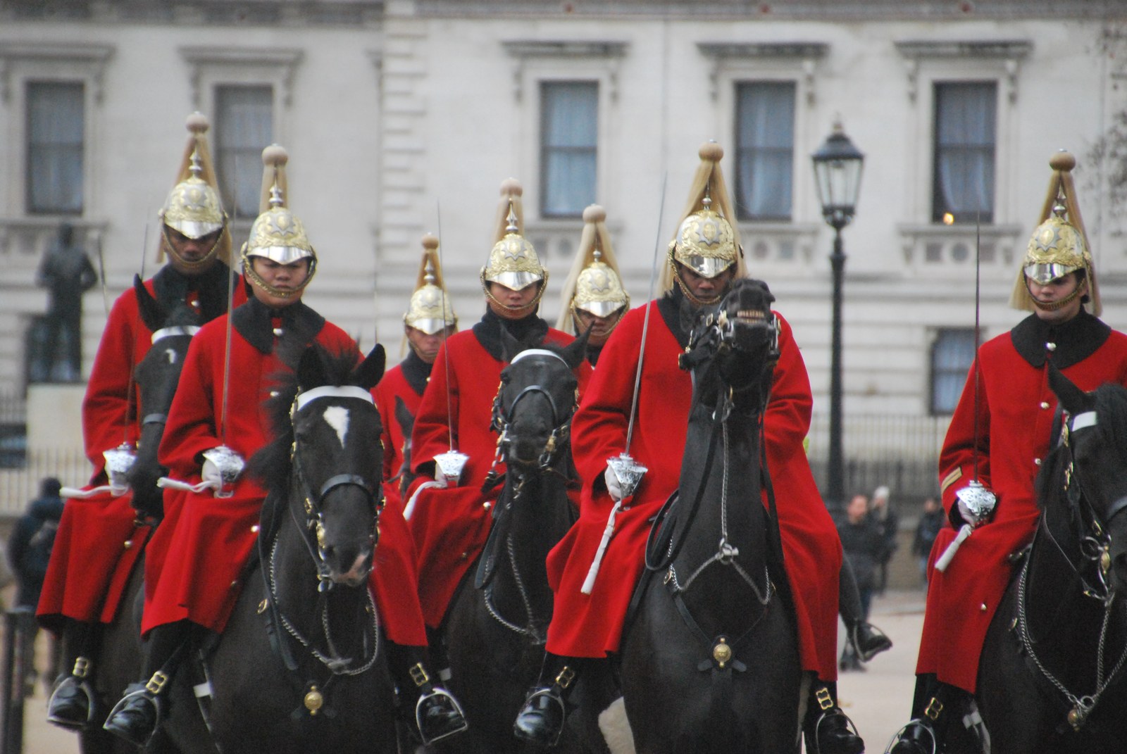 Household Cavalry en Horse Guards Parade